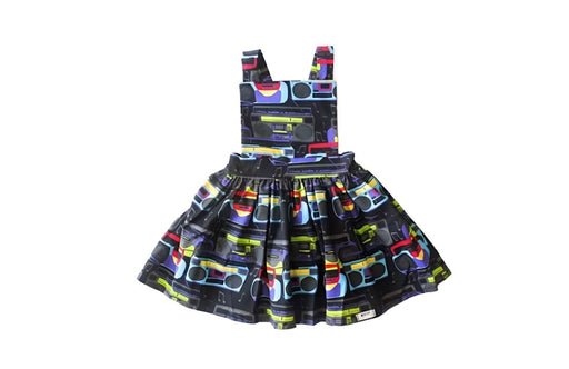 Worthy Threads Baby Pinafore Dress in Boombox