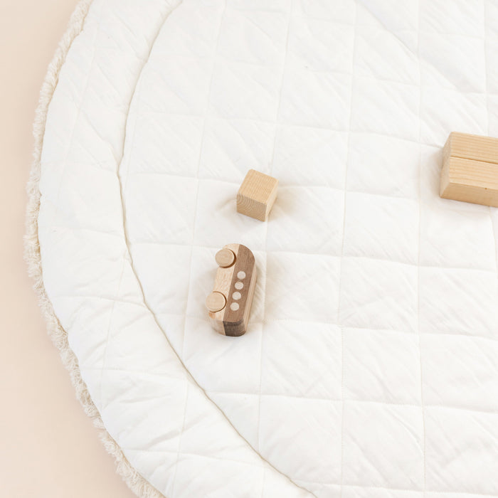 Makemake Organics Organic Baby Play Mat - Dotty and Ivory