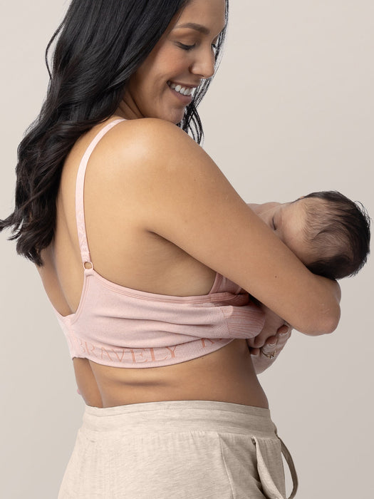 Kindred Bravely Sublime® Hands-Free Pumping & Nursing Bra | Pink Heather