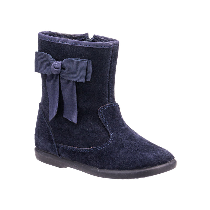 Elephantito Boots with Bow Suede Navy