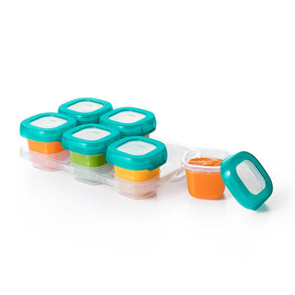 OXO TOT BABY BLOCKS FREEZER STORAGE CONTAINERS - TEAL