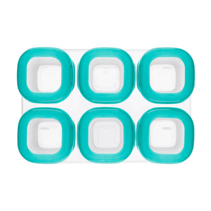 OXO TOT BABY BLOCKS FREEZER STORAGE CONTAINERS - TEAL