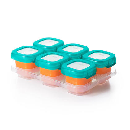 OXO TOT BABY BLOCKS FREEZER STORAGE CONTAINERS - TEAL