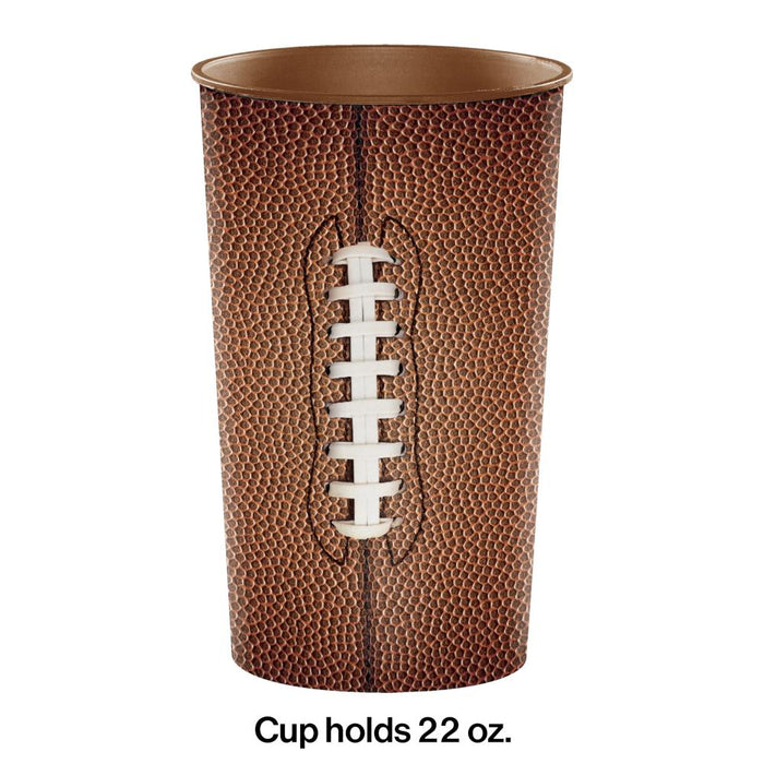 Party Decorations Football 22 Oz Plastic Cup