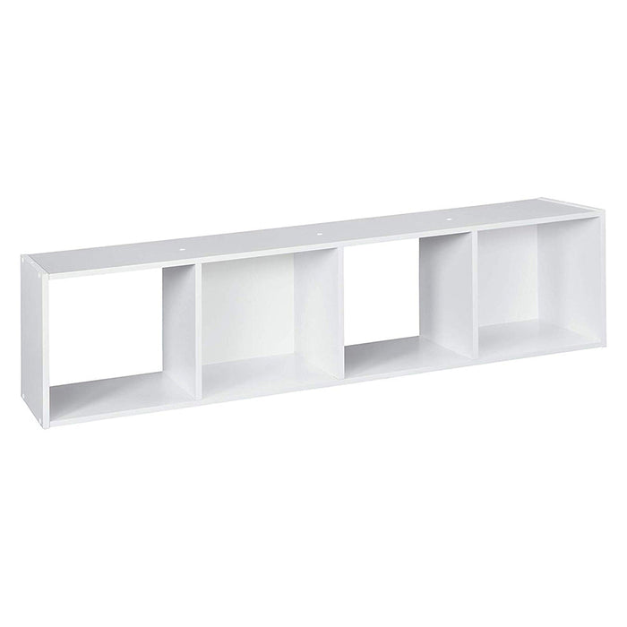 Closetmaid Decorative Home Stackable 4-Cube Cubeicals Organizer Storage, White