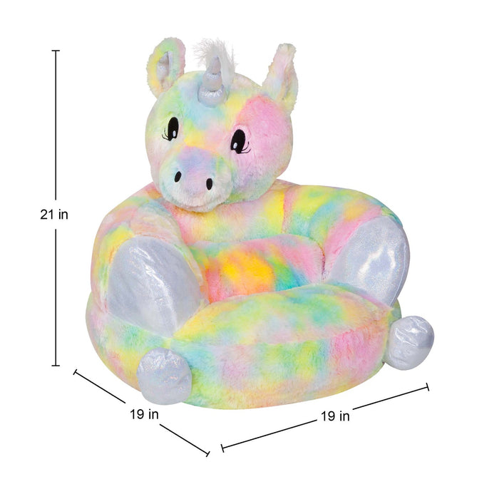 Trend Lab Toddler Plush Rainbow Unicorn Character Chair