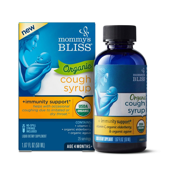 Mommy's Bliss Cough Syrup & Mucus Relief 1.67OZ