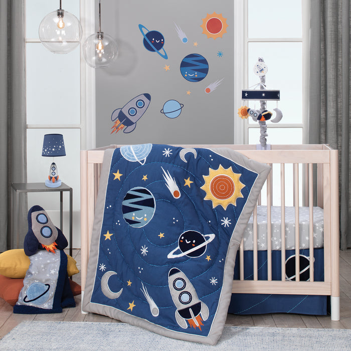 Milky Way 4-Piece Crib Bedding Set by Lambs & Ivy