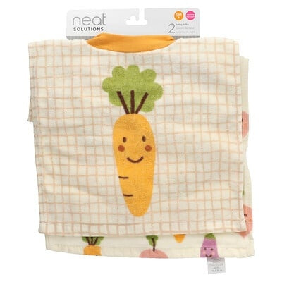 Neat Solutions 2 Pack Neutral Pullover Bibs