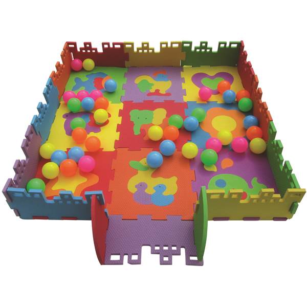 Verdes Foam Activity Ball Pit and Play Mat Set