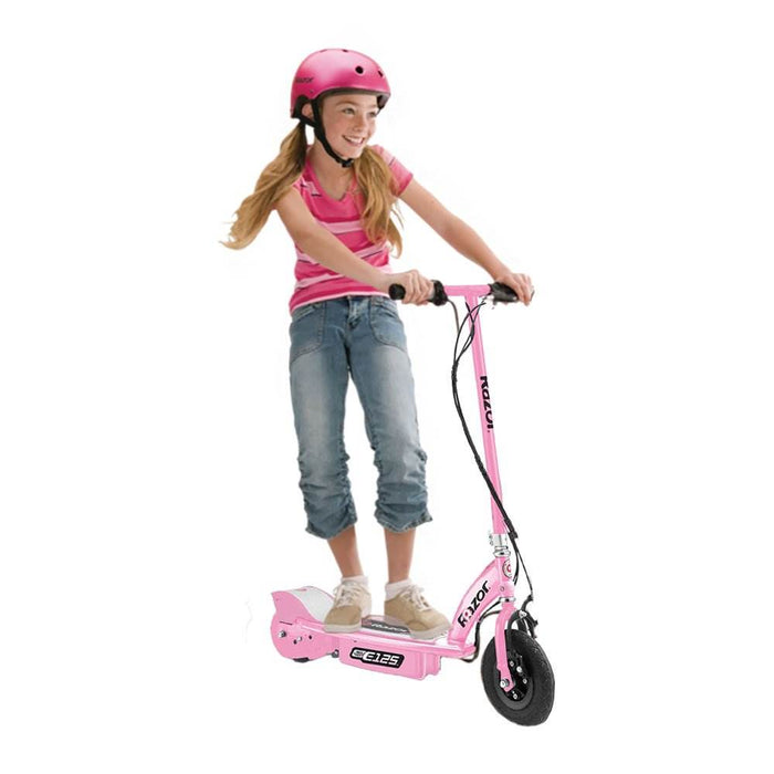 Razor E125 Motorized 24-Volt Rechargeable Girls Electric Scooter, Pink (2 Pack)