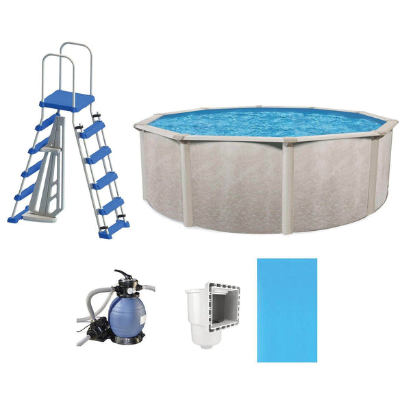 Aquarian Phoenix 15ft x 52in Above Ground Swimming Pool Kit & Pump & Ladder Kit