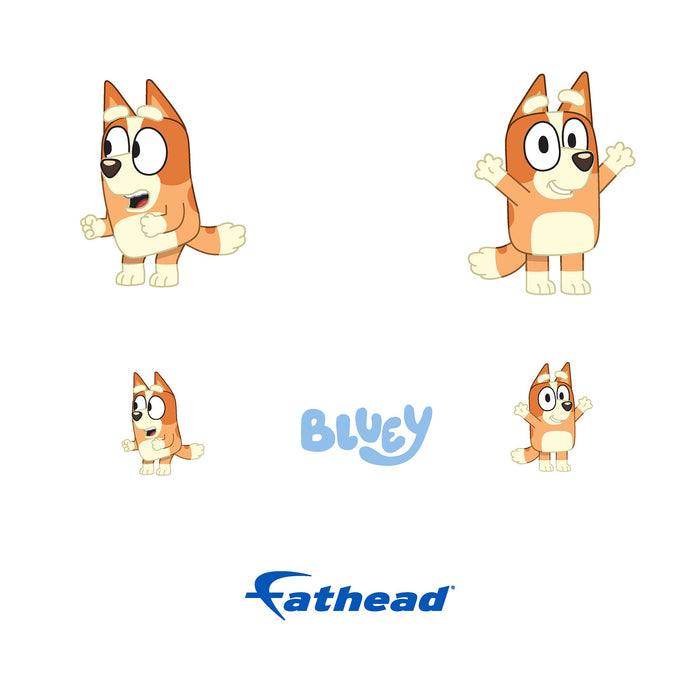 Fathead Bluey: Bingo Minis - Officially Licensed BBC Removable Adhesive Decal