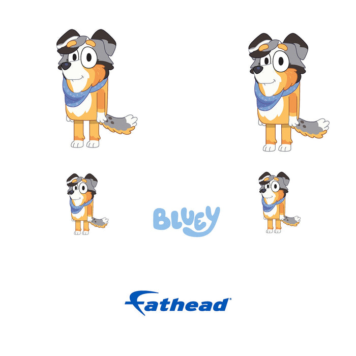 Fathead Bluey: Calypso Minis - Officially Licensed BBC Removable Adhesive Decal