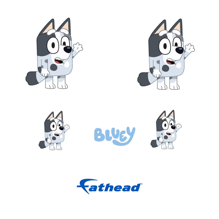 Fathead Bluey: Muffin Minis - Officially Licensed BBC Removable Adhesive Decal