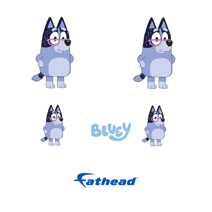 Fathead Bluey: Nanna Minis - Officially Licensed BBC Removable Adhesive Decal