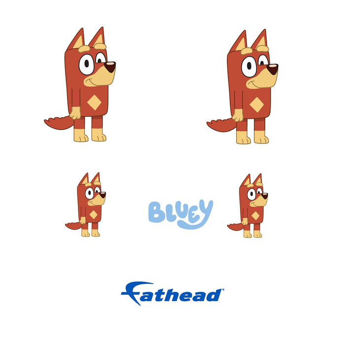 Fathead Bluey: Rusty Minis - Officially Licensed BBC Removable Adhesive Decal