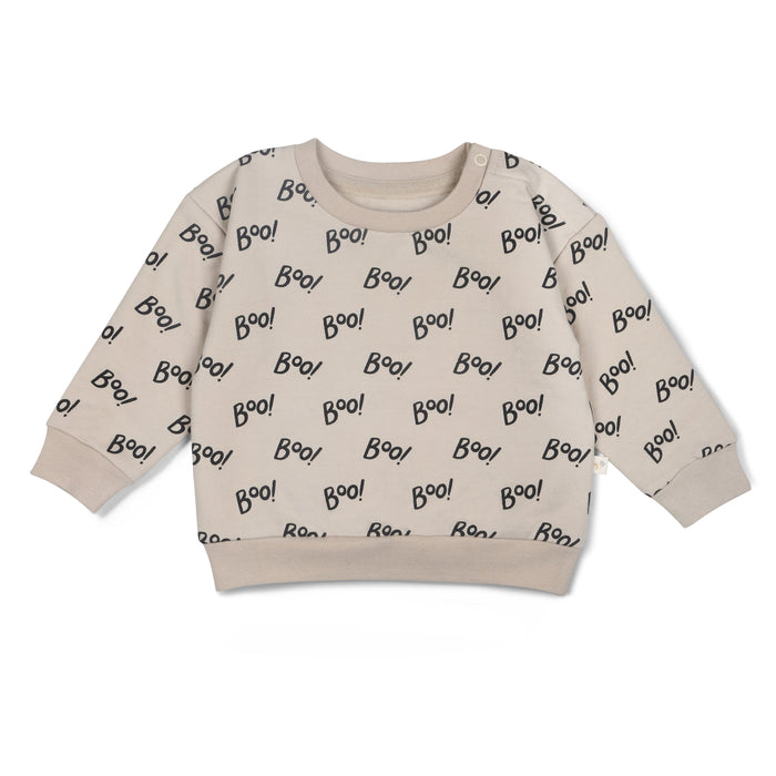 Makemake Organics Organic Fleece Sweatshirt - Boo