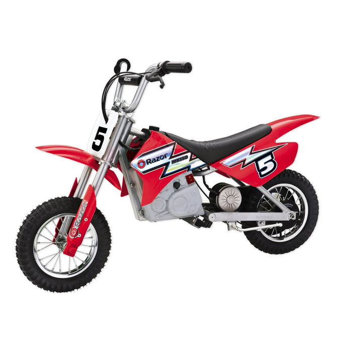 Razor Dirt Rocket Kid Electric Motorcycle Dirt Bike, 1 Black MX400 & 1Red MX350