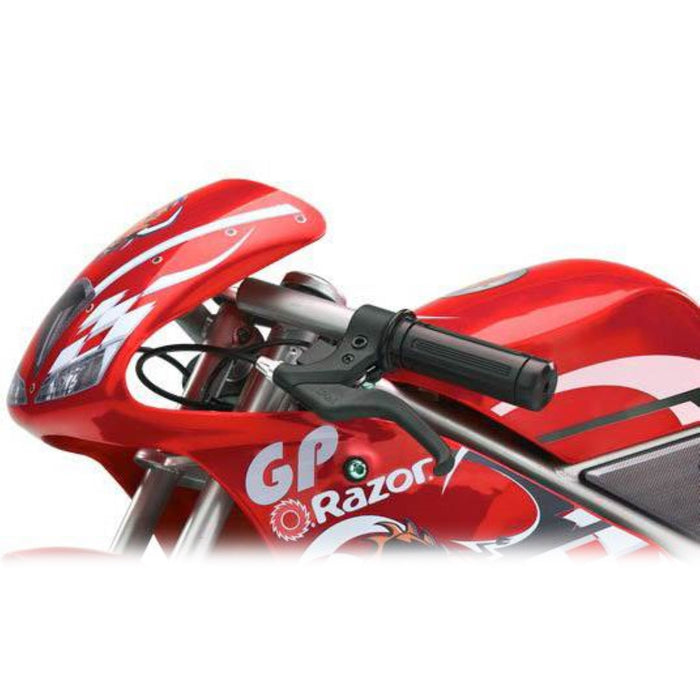 Razor 24V Mini Bike 1 Speed Dirt Racing Motorcycle Pocket Rocket, 2 Pack, Red