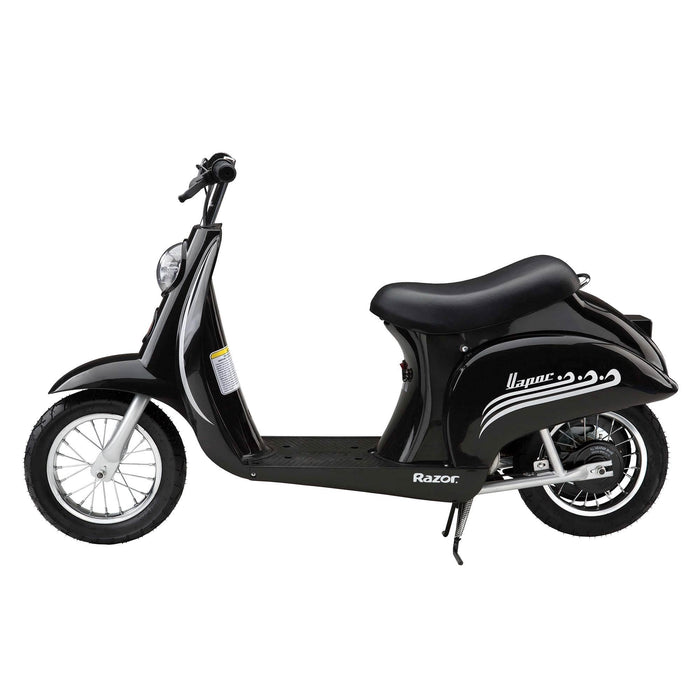 Razor Pocket Mod Miniature Euro 24 Volt Electric Retro Scooters, 1 Red & 1 Black