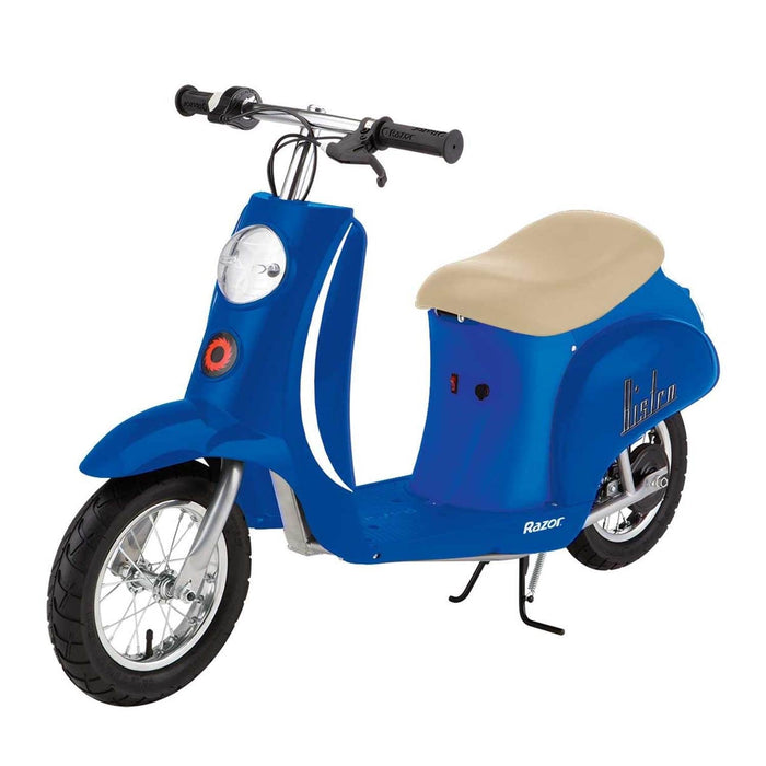 Razor Pocket Mod Mini Euro 24V 250W Electric Motor Scooter (2-Pack), Blue & Red