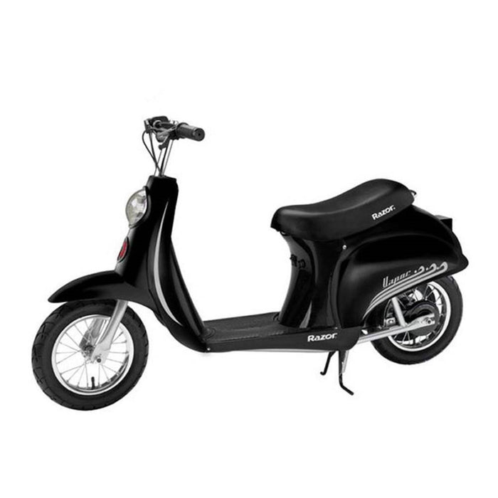 Razor Pocket Mod Miniature Euro 24V 250W Electric Retro Scooter, Black (2 Pack)