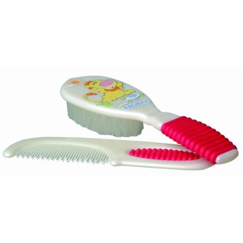 Nuby Brush and Comb Set, (Colors May Vary)