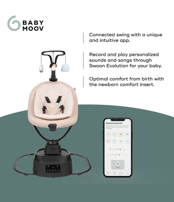 Babymoov Baby Swing Swoon Evolution Connect