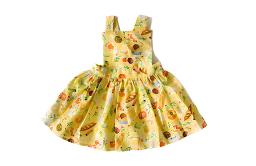 Worthy Threads Baby Pinafore Dress in Carbo Load