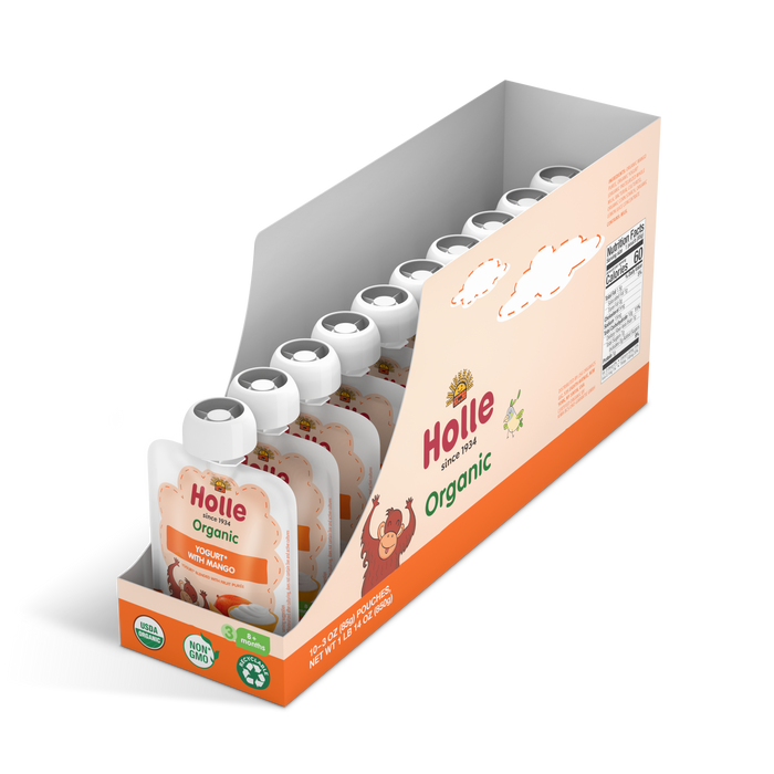 Holle Organic Yogurt Pouches - Mango