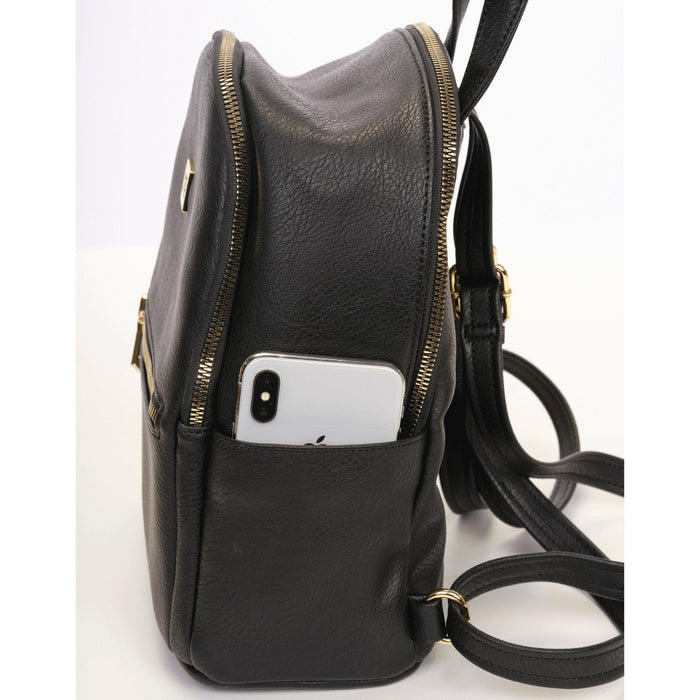 Sleepy Panda Vegan Leather Mini Backpack