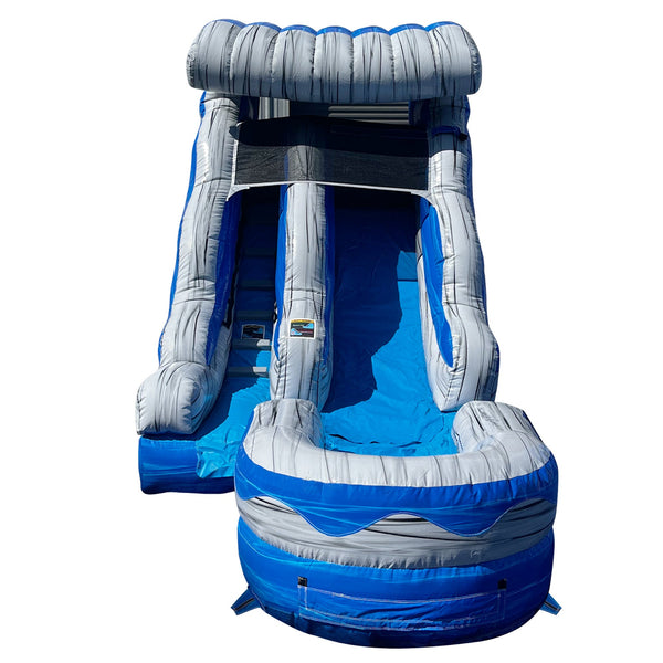 HullaBalloo 12' Ocean Wave Inflatable Slide Wet/Dry