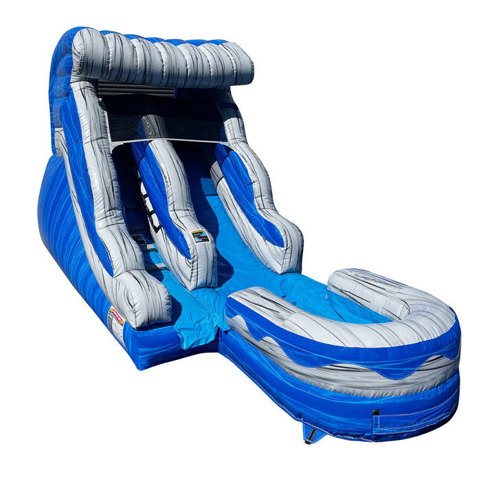 HullaBalloo 12' Ocean Wave Inflatable Slide Wet/Dry