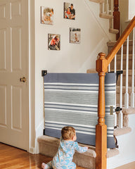The Stair Barrier Wall to Banister Baby and Pet Gate