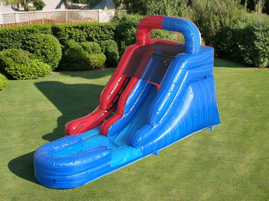 HullaBalloo 12' Fire N Ice Inflatable Slide Wet/Dry