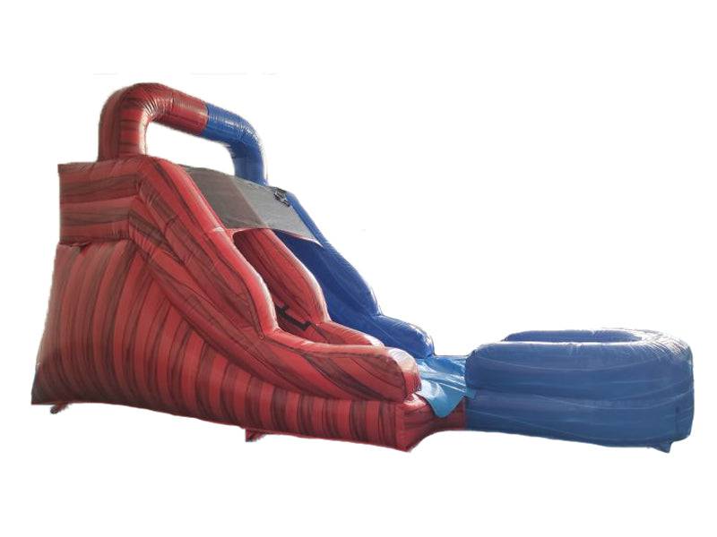 HullaBalloo 12' Fire N Ice Waterslide with Pool