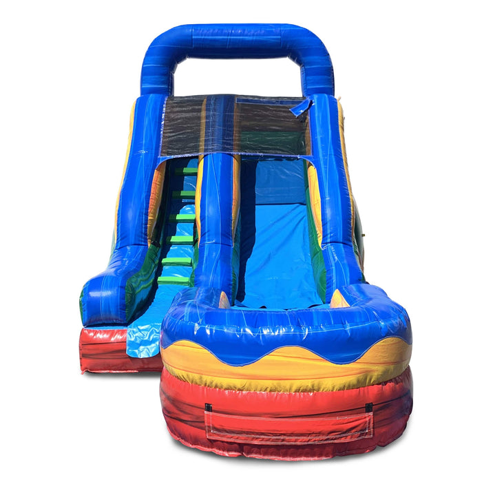 HullaBalloo 12' Fun Waterslide with Pool