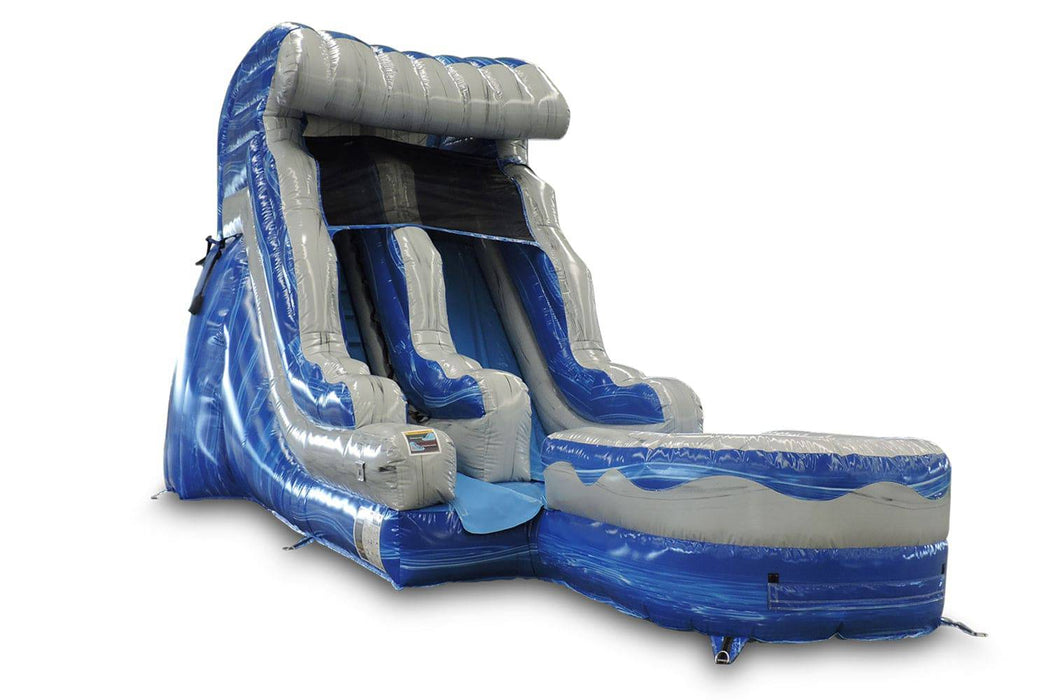 HullaBalloo 12' Ocean Wave Waterslide with Pool