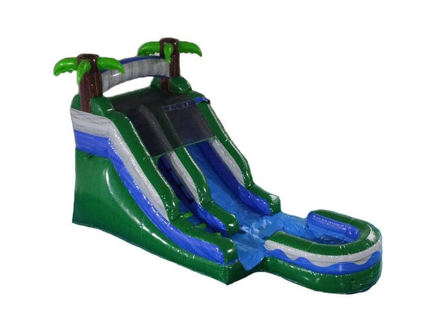 HullaBalloo 12' Tropical Inflatable Slide Wet/Dry