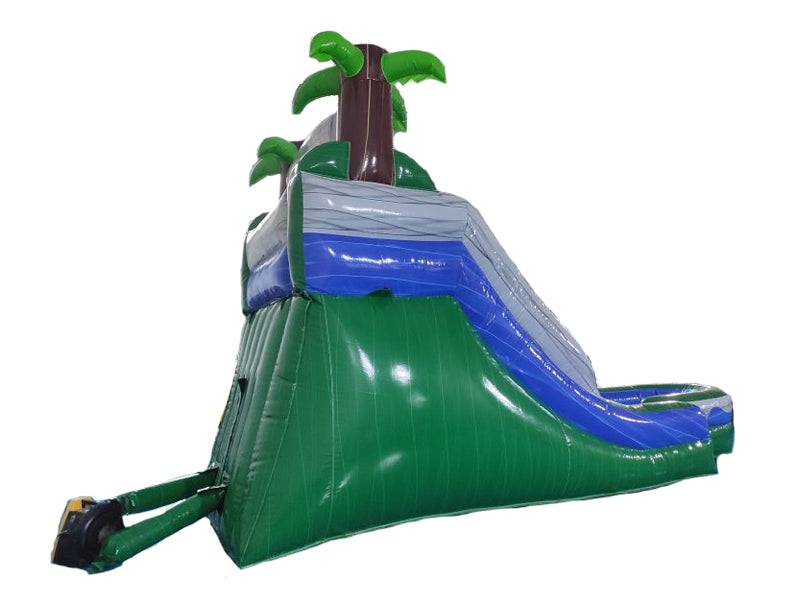 HullaBalloo 12' Tropical Waterslide with Pool