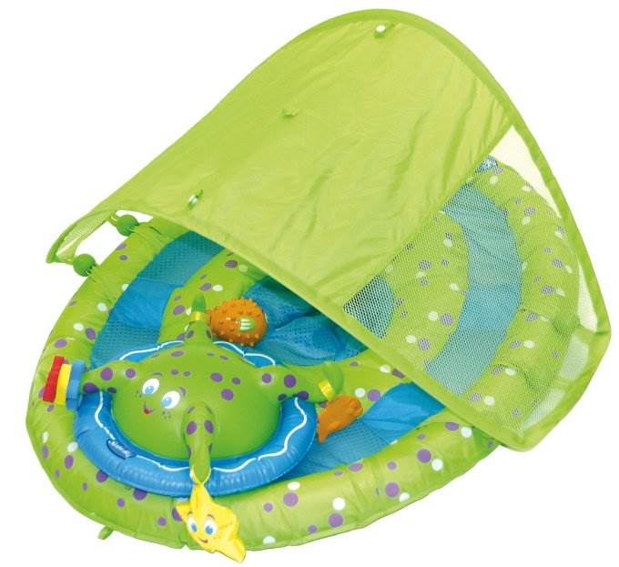 SwimWays Baby Spring Float Activity Center Pool Raft with Sun Canopy (2 Pack)