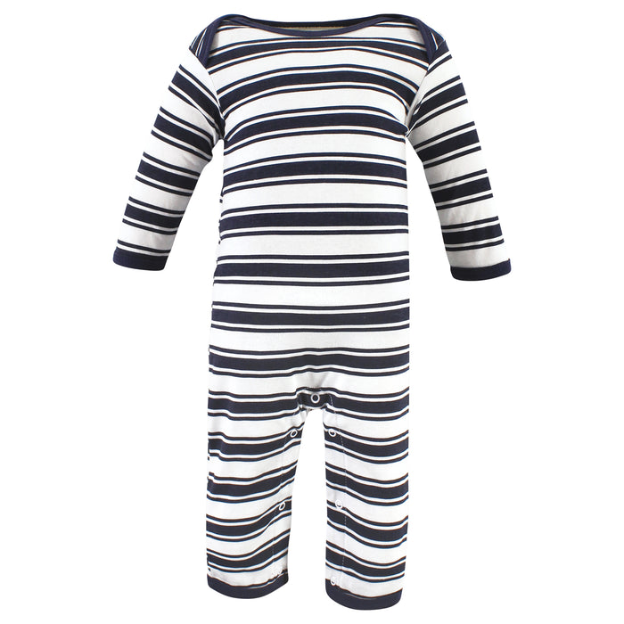Hudson Baby Infant Boys Cotton Coveralls, Mamas Boy, 3-Pack