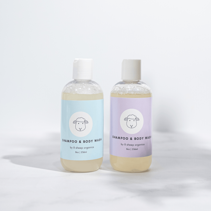 8 Sheep Organics Baby Shampoo & Body Wash