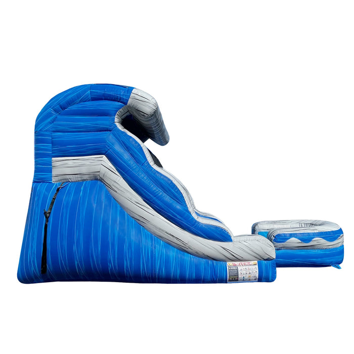 HullaBalloo 12' Ocean Wave Waterslide with Pool