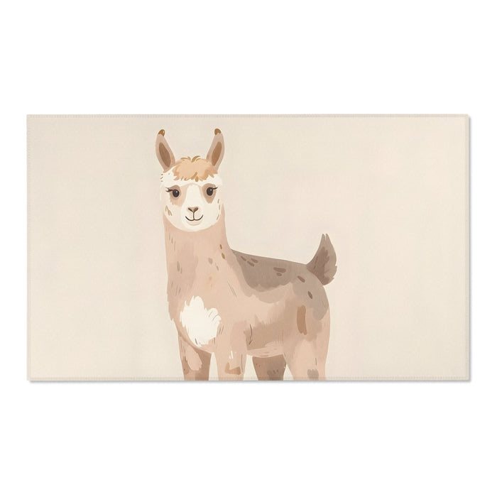 TeepeeJoy Kids and Nursery Llama Area Rug - Wooly Wonder