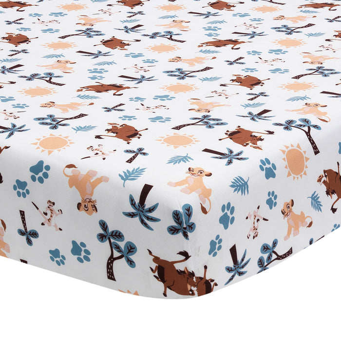 Lambs & Ivy Lion King Adventure Fitted Crib Sheet