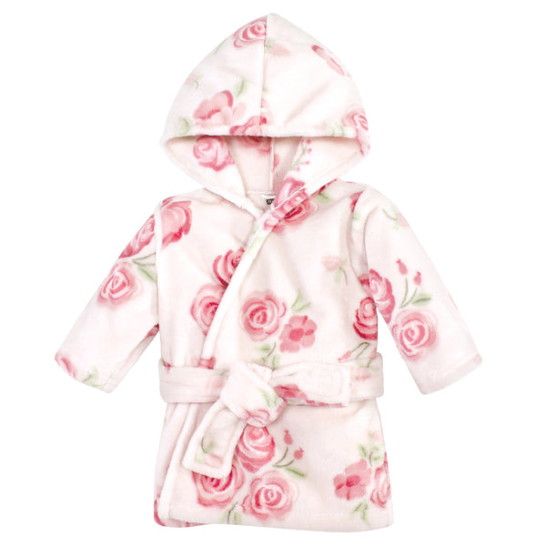 Hudson Baby Plush Bathrobe, Blush Rose