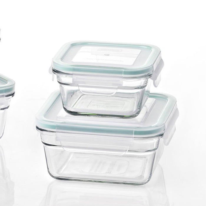 Glasslock Oven and Microwave Safe Glass Food Storage Containers 10 Piece Set