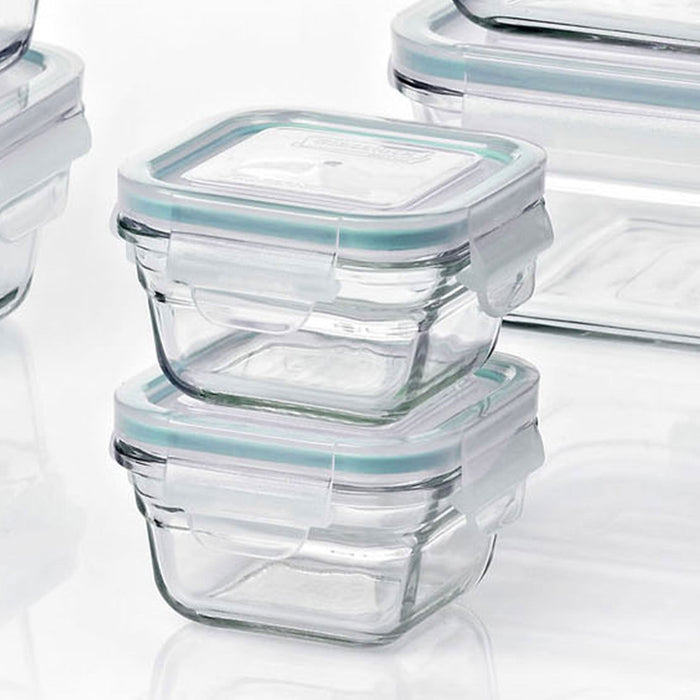 Glasslock Oven and Microwave Safe Glass Food Storage Containers 12 Piece Set